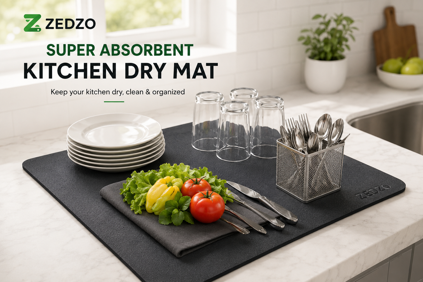 Super Absorbent Kitchen Dry Mat