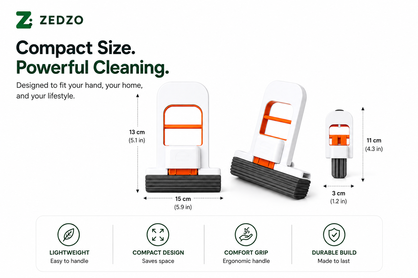 Self-Squeezing Cleaning Mop
