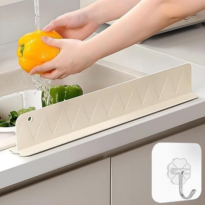 Silicone Splash Guard For Kitchen Sink (Assorted colour)