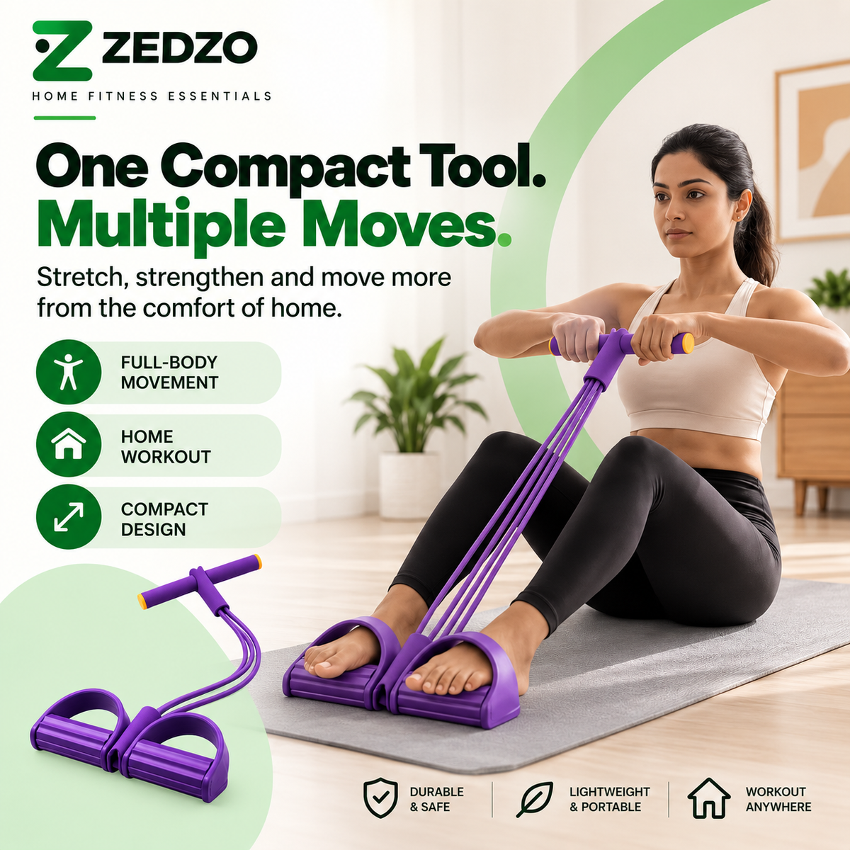 ZEDZO FlexFit – Full Body Resistance Trainer