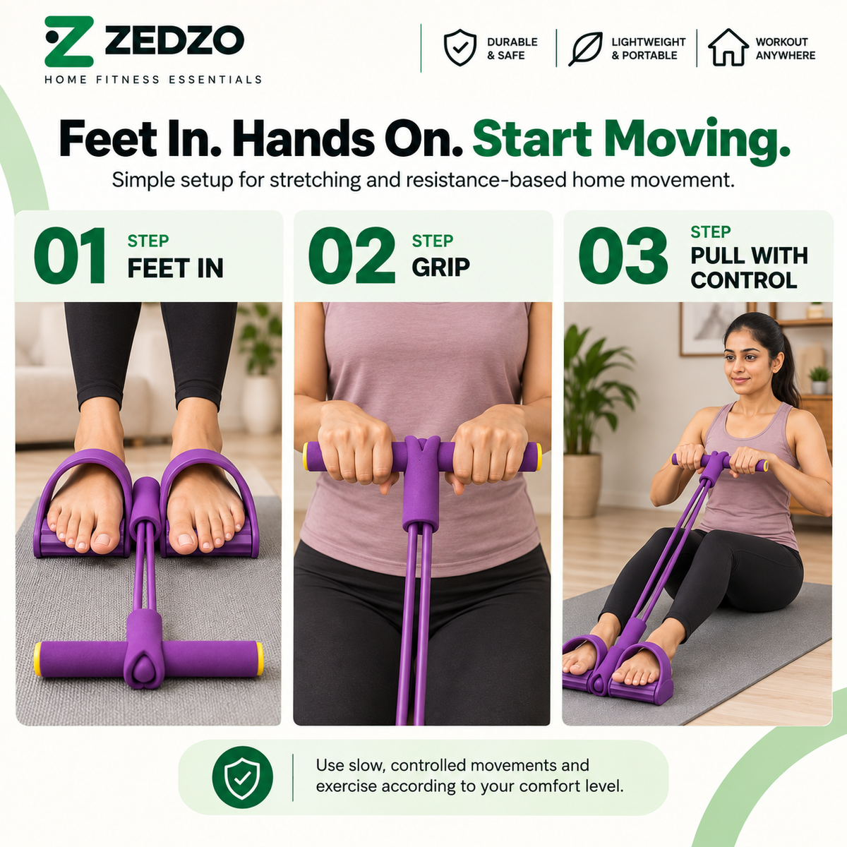 ZEDZO FlexFit – Full Body Resistance Trainer