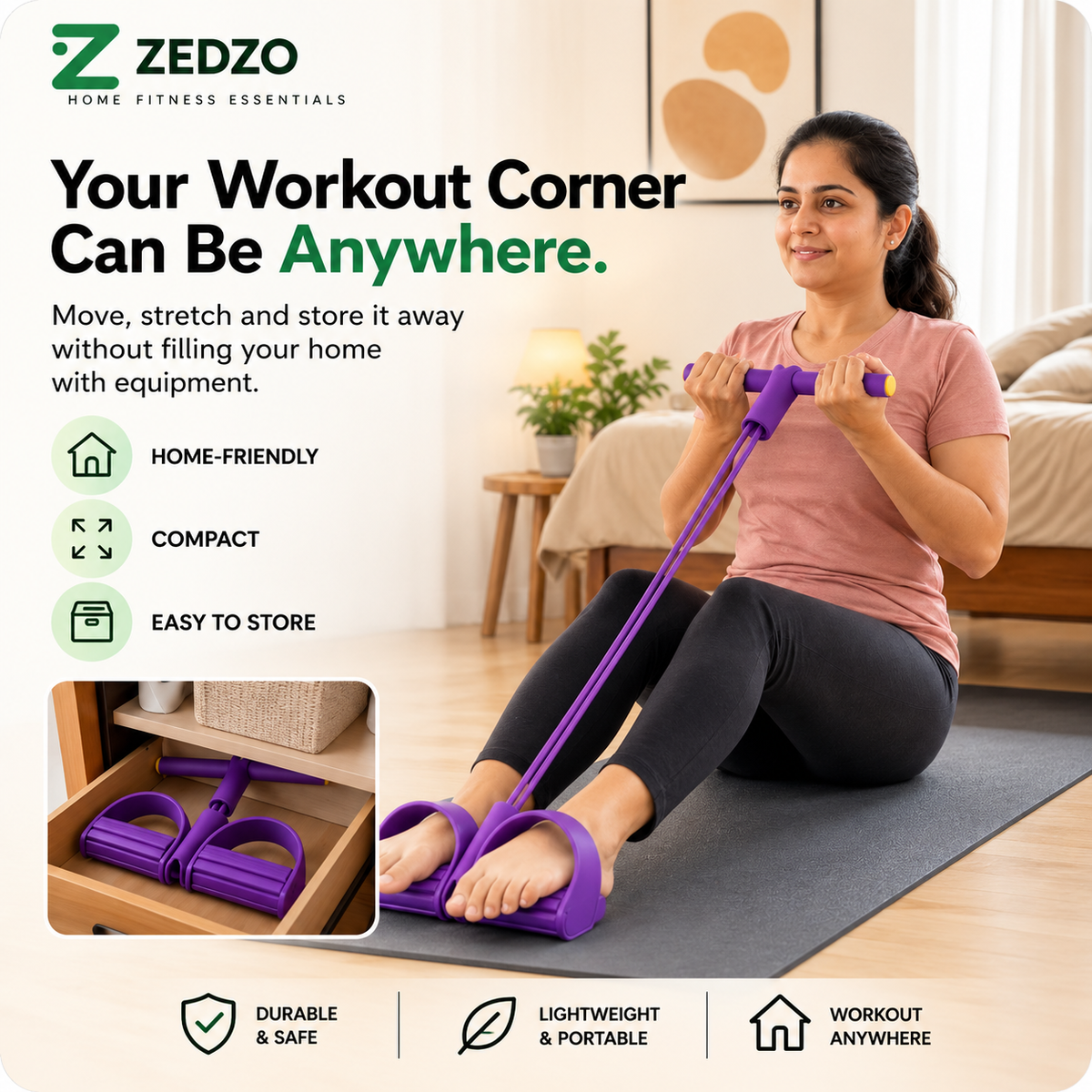 ZEDZO FlexFit – Full Body Resistance Trainer